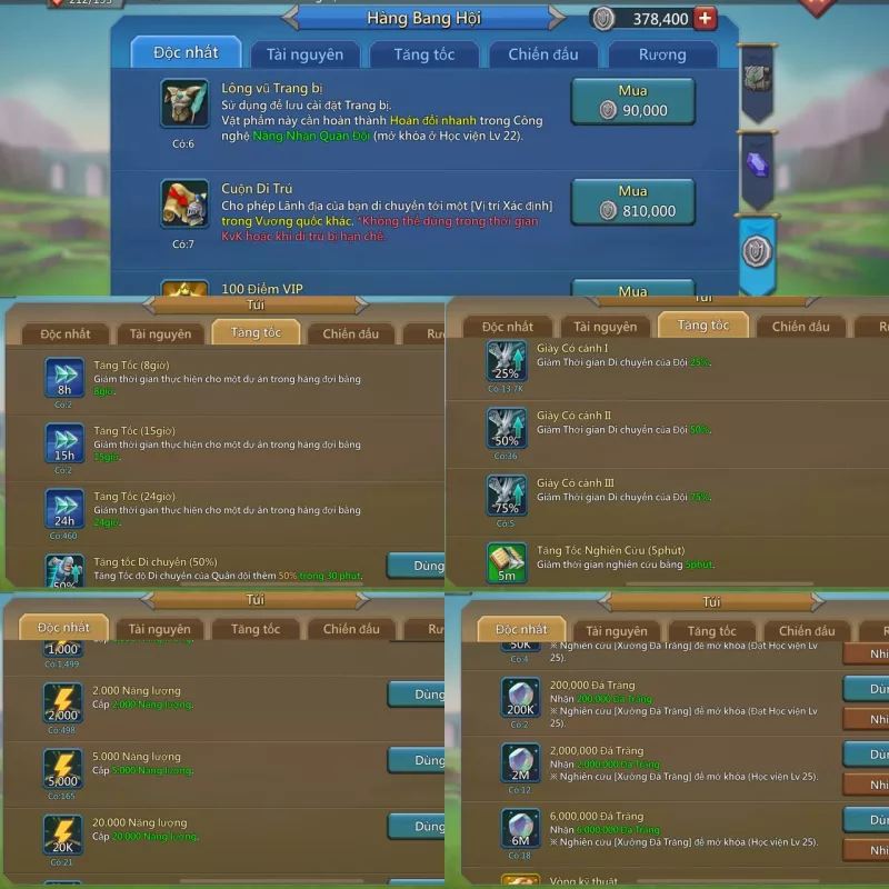 5 champ / 7 max fam