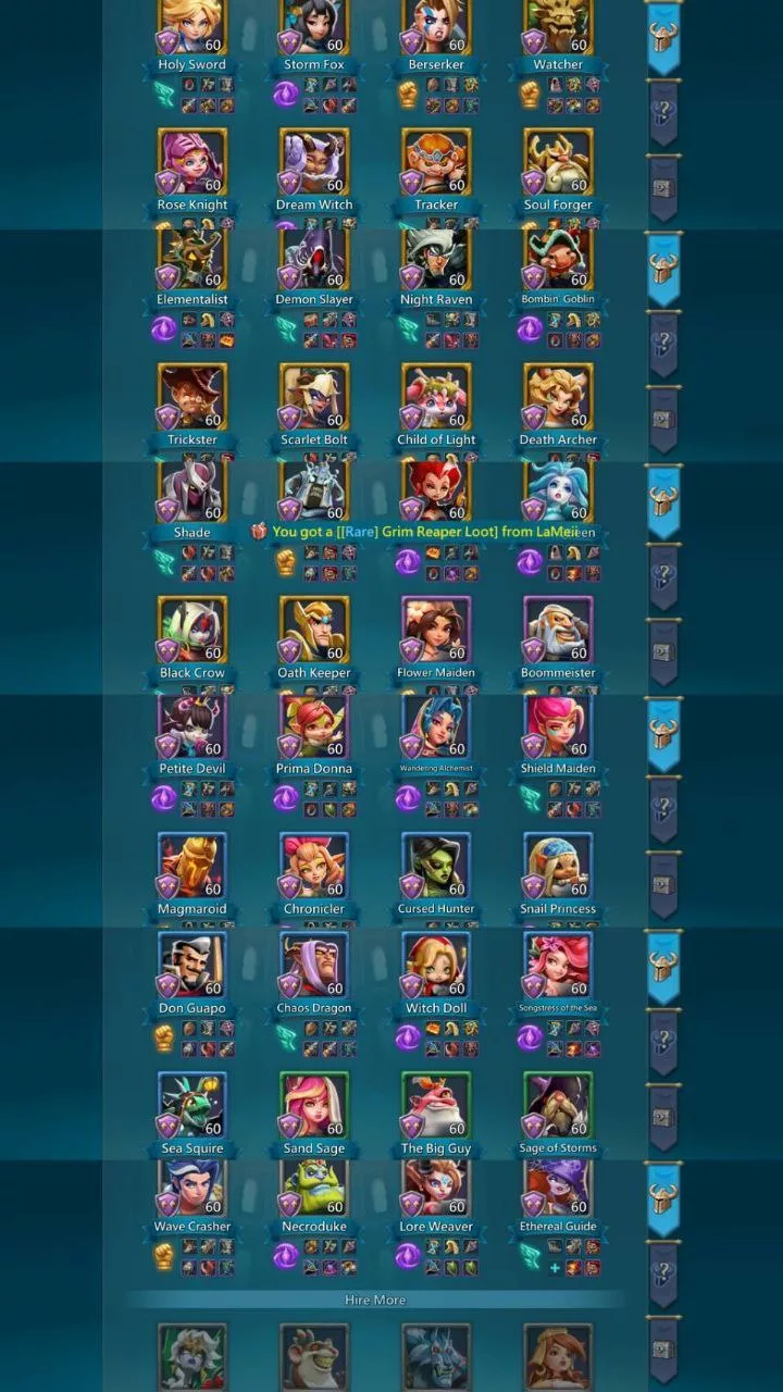 Can go to K1611 / 3 champs lvl 12 + 1 lvl 10