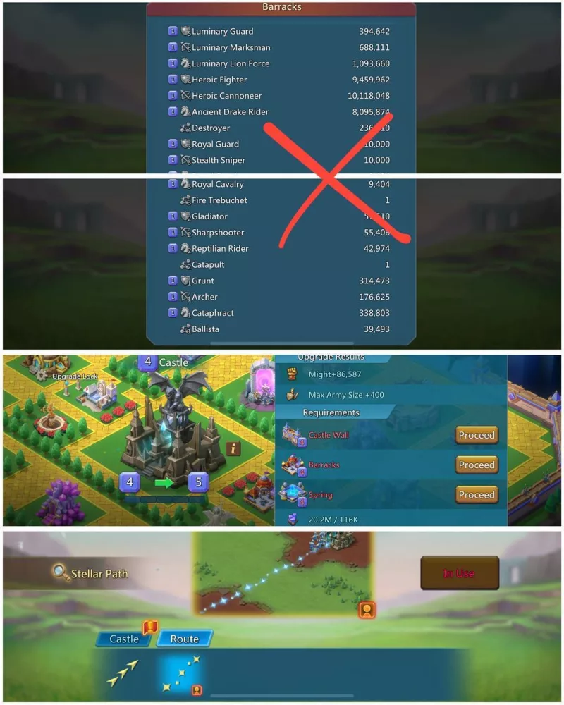5 Lv.10 Champs / 1340% stats