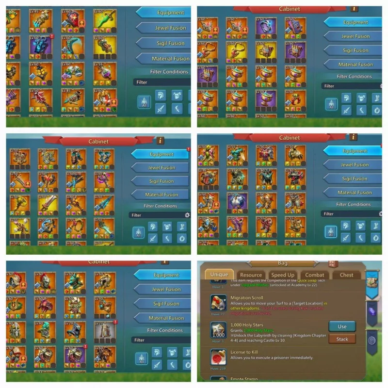 1328-1261-1288% stats / Full Champ - 2 Lv.12