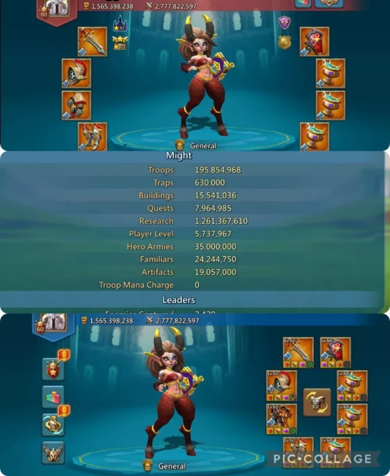 OFFER TODAY 1204% stats /  7+1 champ