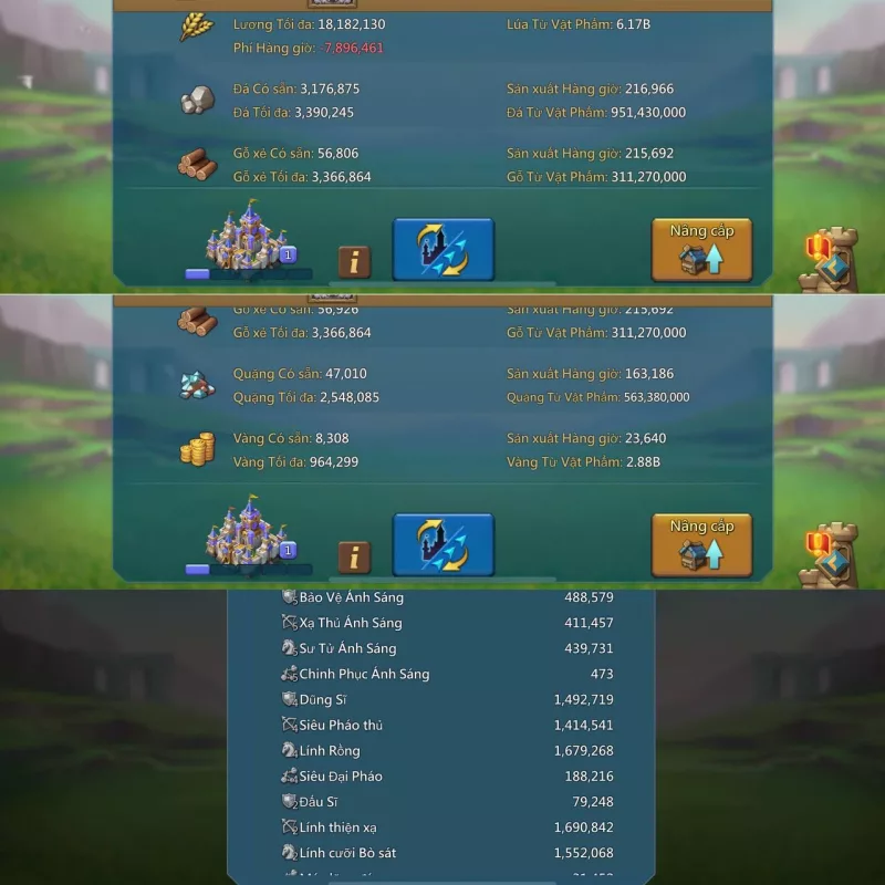 Low quests / Max stats: 1252-1151-1292%