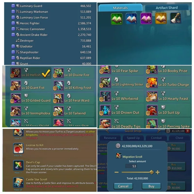 Low might low quest /  5 lv12 Champs