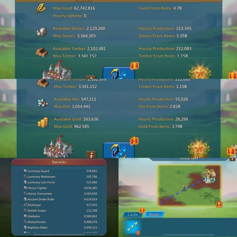 Low Might / 1167–1090–1124% stats