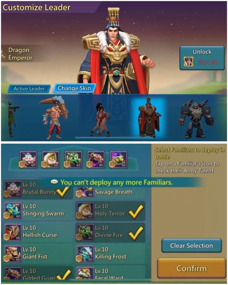 4 Lv.12 Champs /  1198-1213-1308% (no forts)