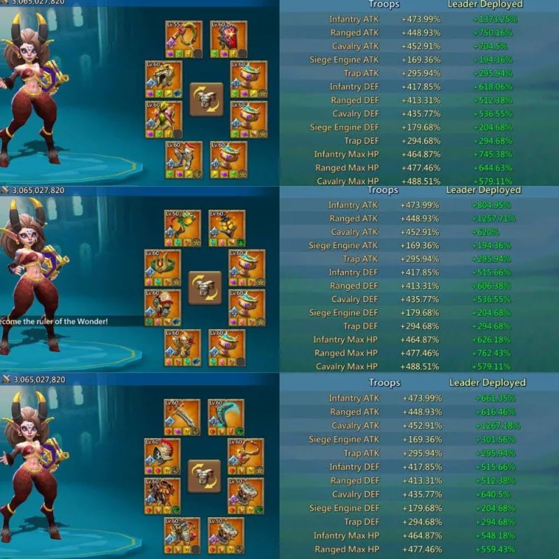 474-449-453% Base stats /  9 Champs - 1 Lv.12
