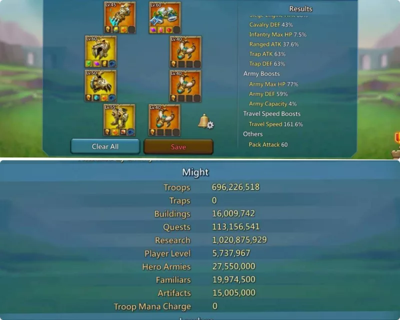 700%+ mix / 4 gold heros