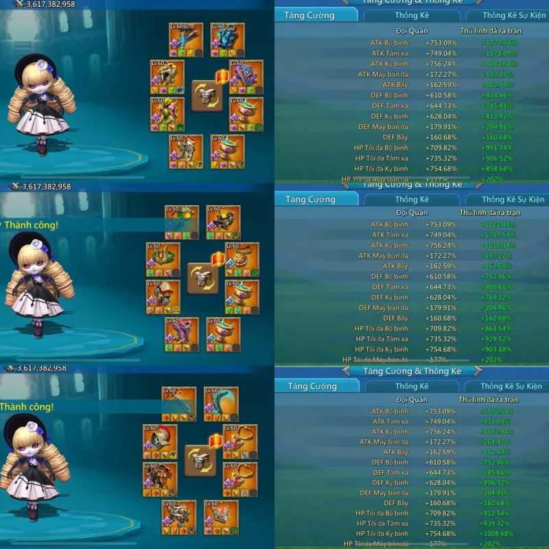 3*11k low might / 5lvl15 inc 1 accessory