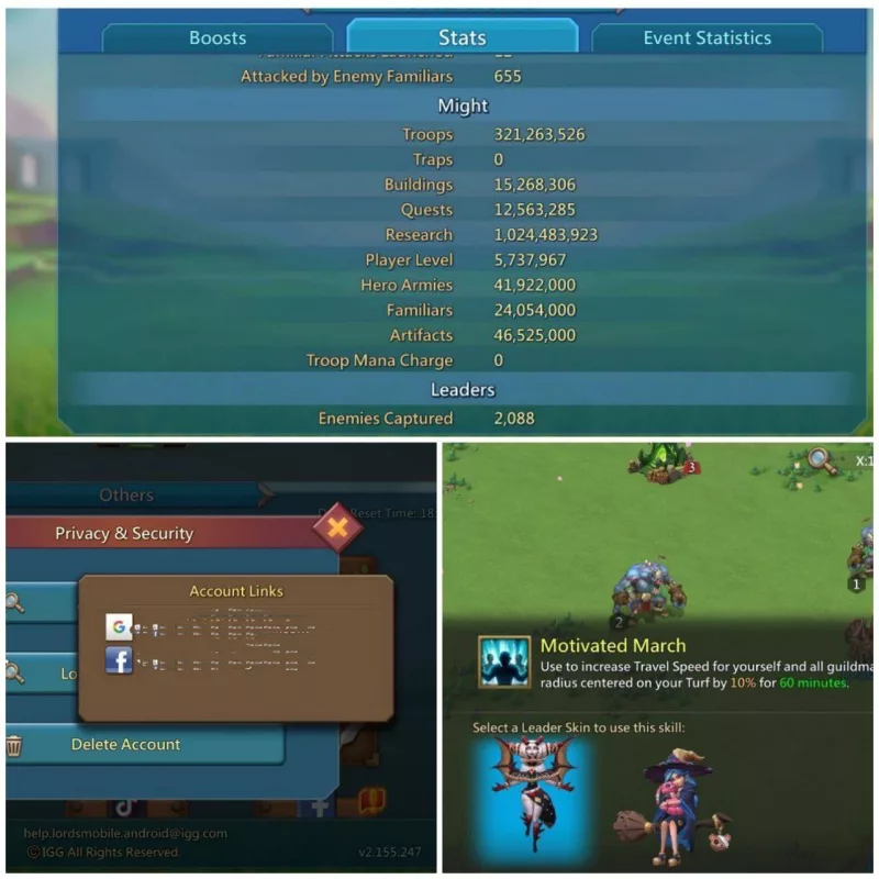 1 Lv.13, 1 Lv.12 Champs  / 1383-1298-1405% stats