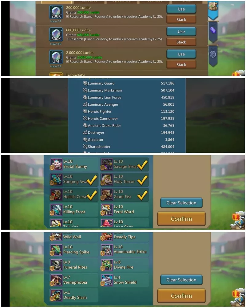 1073-1081-1136% stats/  6 Champs