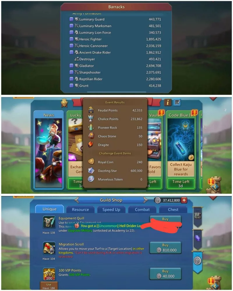 6 mythic champ 1 lvl 12