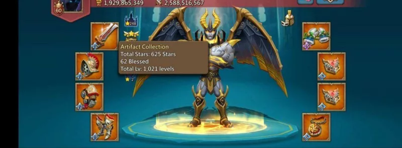 3x11k Heroes Gold / 1 Lv.3, 3 Lv.12 Champs