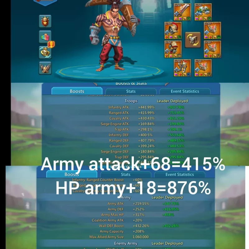 4 temper LVL 12 /1295-1240-1245% stats