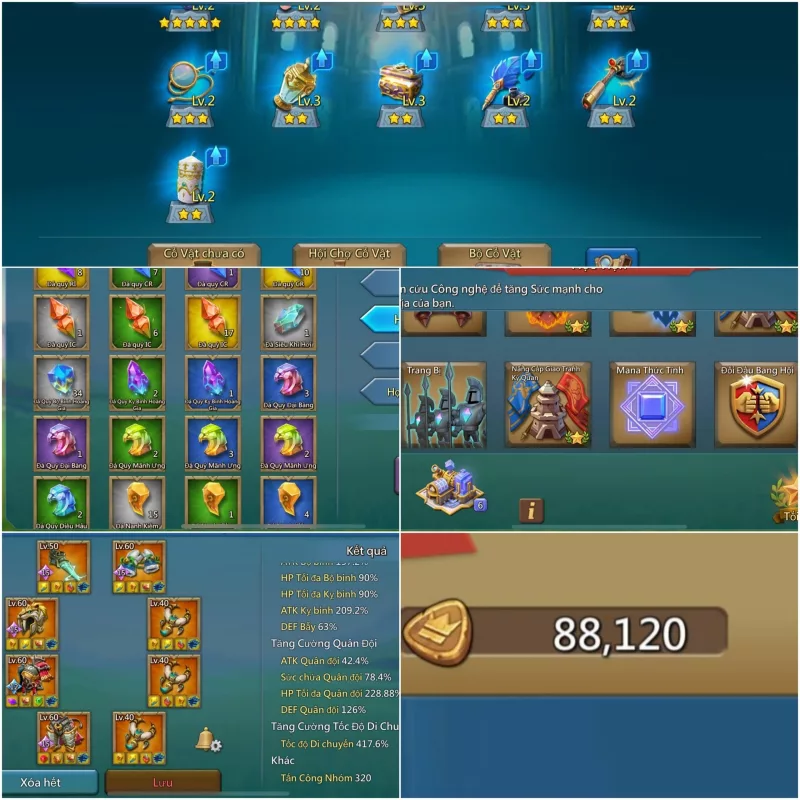3 héroes 11K. + Oraculo - Low Quests Might