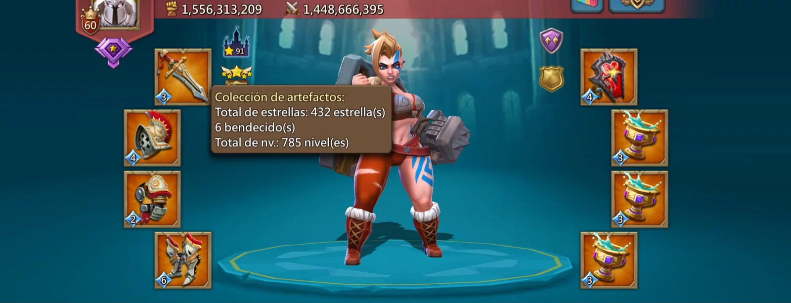 CUENTA LORDS MOBILE | 6 CHAMP | REF 38F9D
