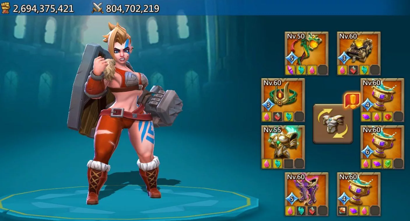 🔥 2 Champ + 3 Copas Míticas | 988% | 77M Tropas